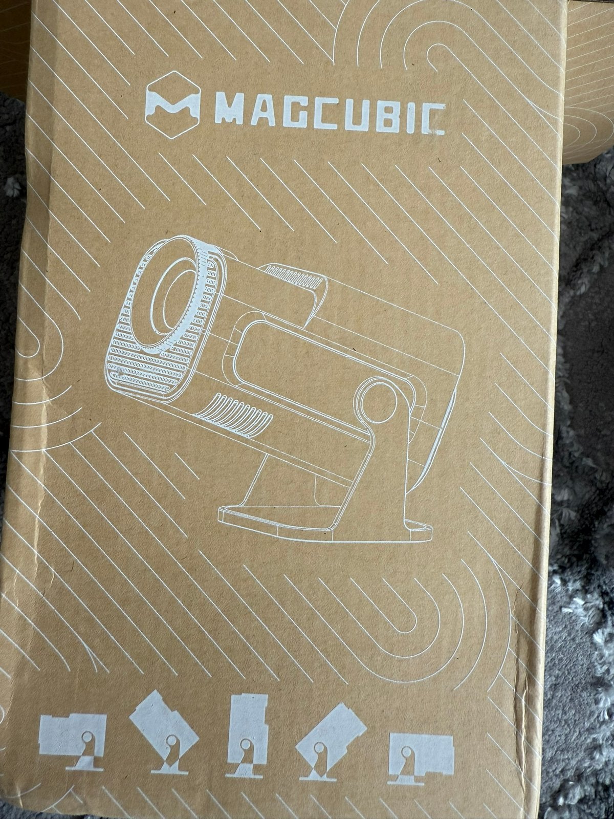 Originele Nieuwe Magcubic Hy320 Mini Projector Beamer, Ophalen of Verzenden, Nieuw