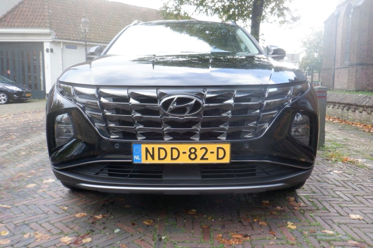 Hyundai TUCSON 1.6 T-GDI HEV i-Motion -PAN.DAK-LEER-STOEL VE, Auto's, Dealer onderhouden, Gebruikt, 4 cilinders, Xenon verlichting