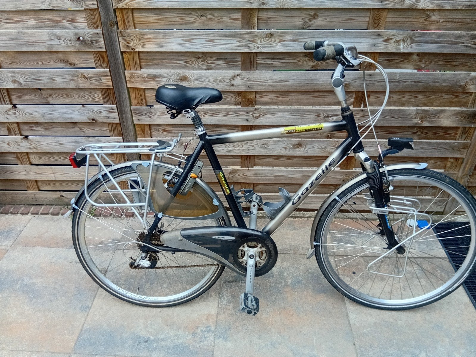 gazelle medeo herenfiets, Ophalen, 28 inch, Gebruikt, Vering