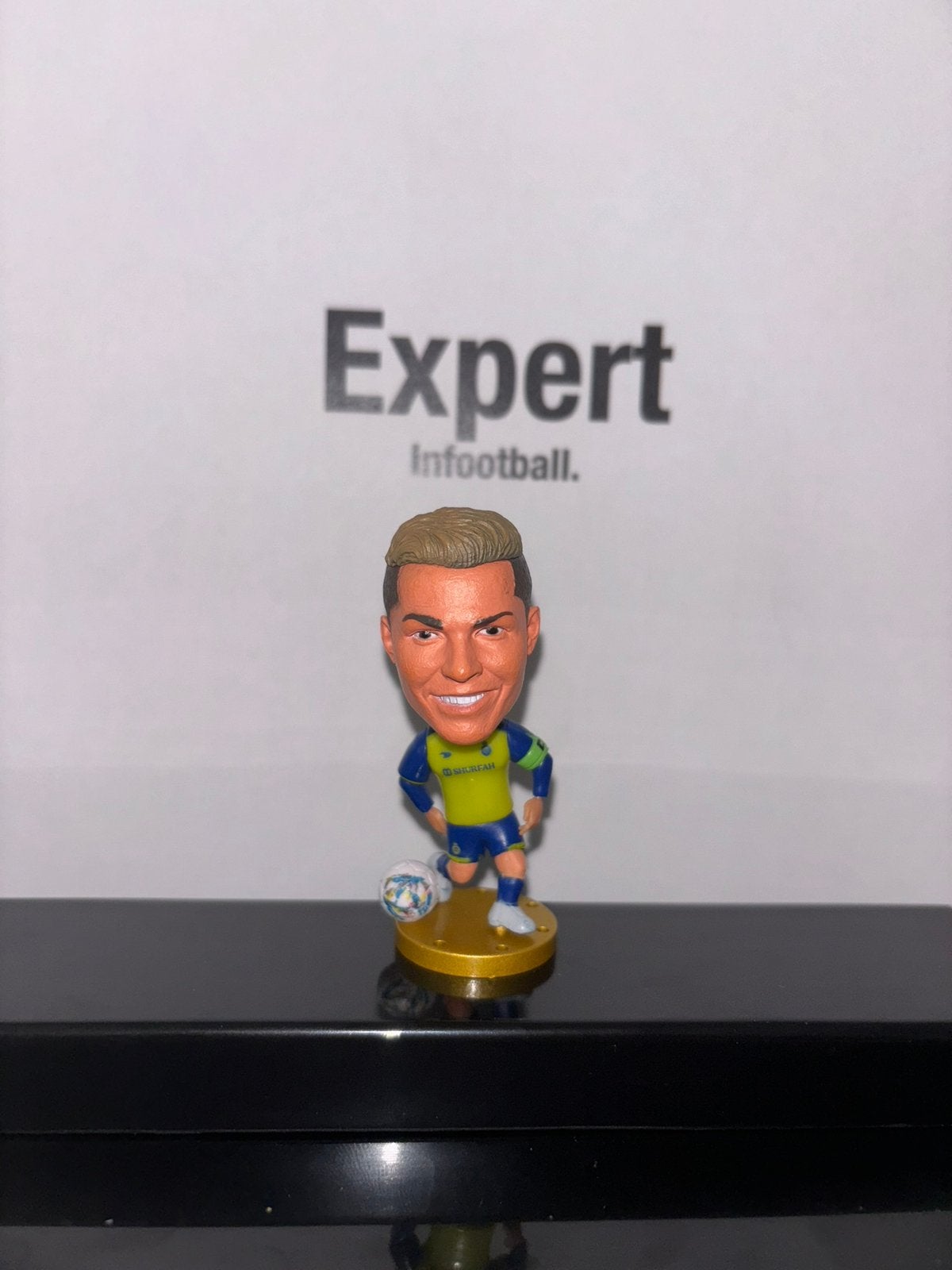 Ronaldo voetbalpoppetje - Al Nassr, Ophalen of Verzenden, Nieuw, Buitenlandse clubs, Beeldje of Poppetje