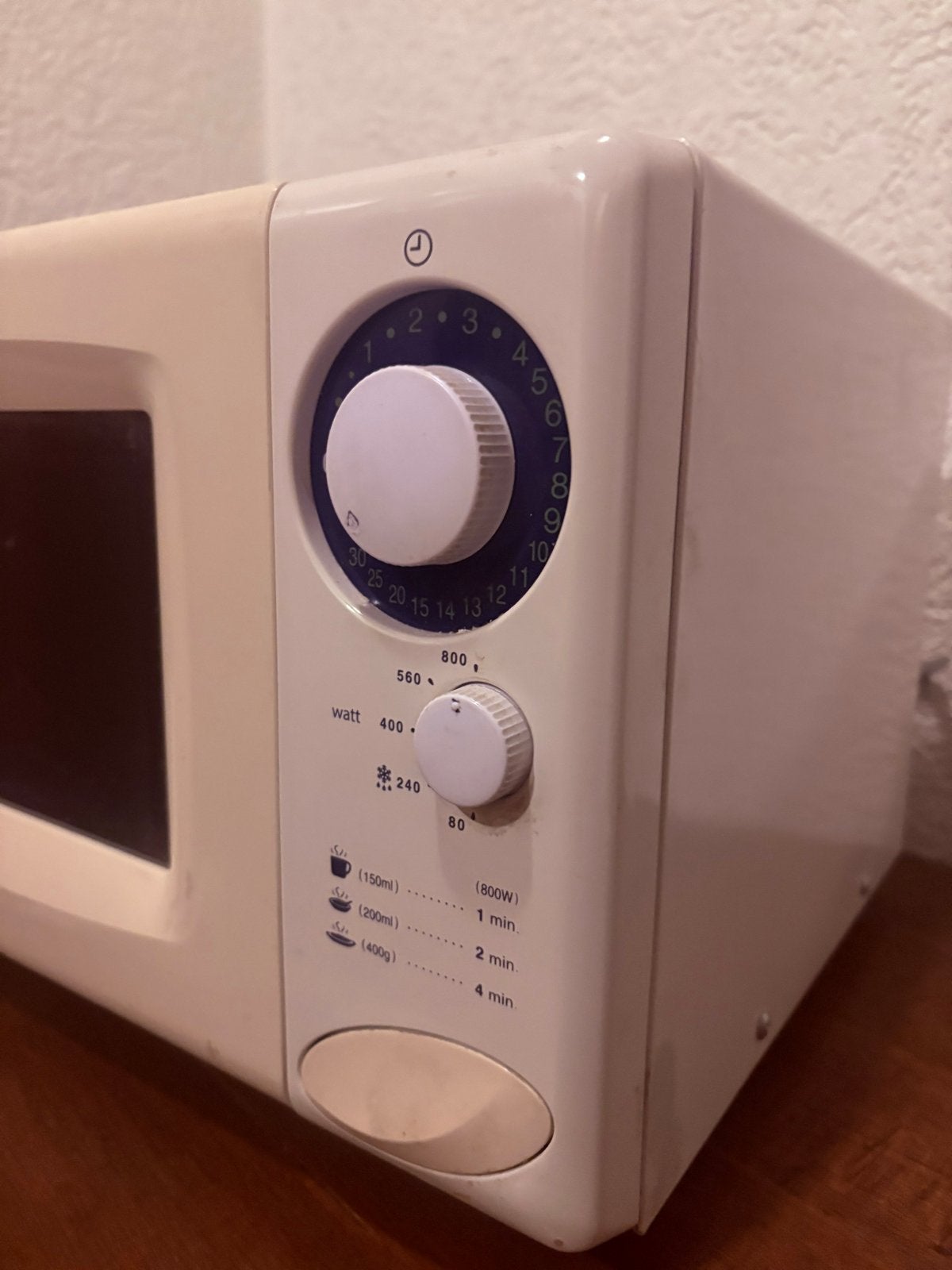Sharp Magnetron - Wit - Goede staat, Witgoed en Apparatuur, Ophalen, Gebruikt, Magnetron, Draaiplateau