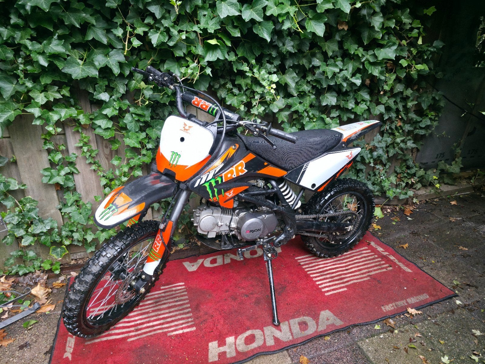 Orion pitbike 125cc, Gebruikt, 125 cc, Pitbike, Schijfrem