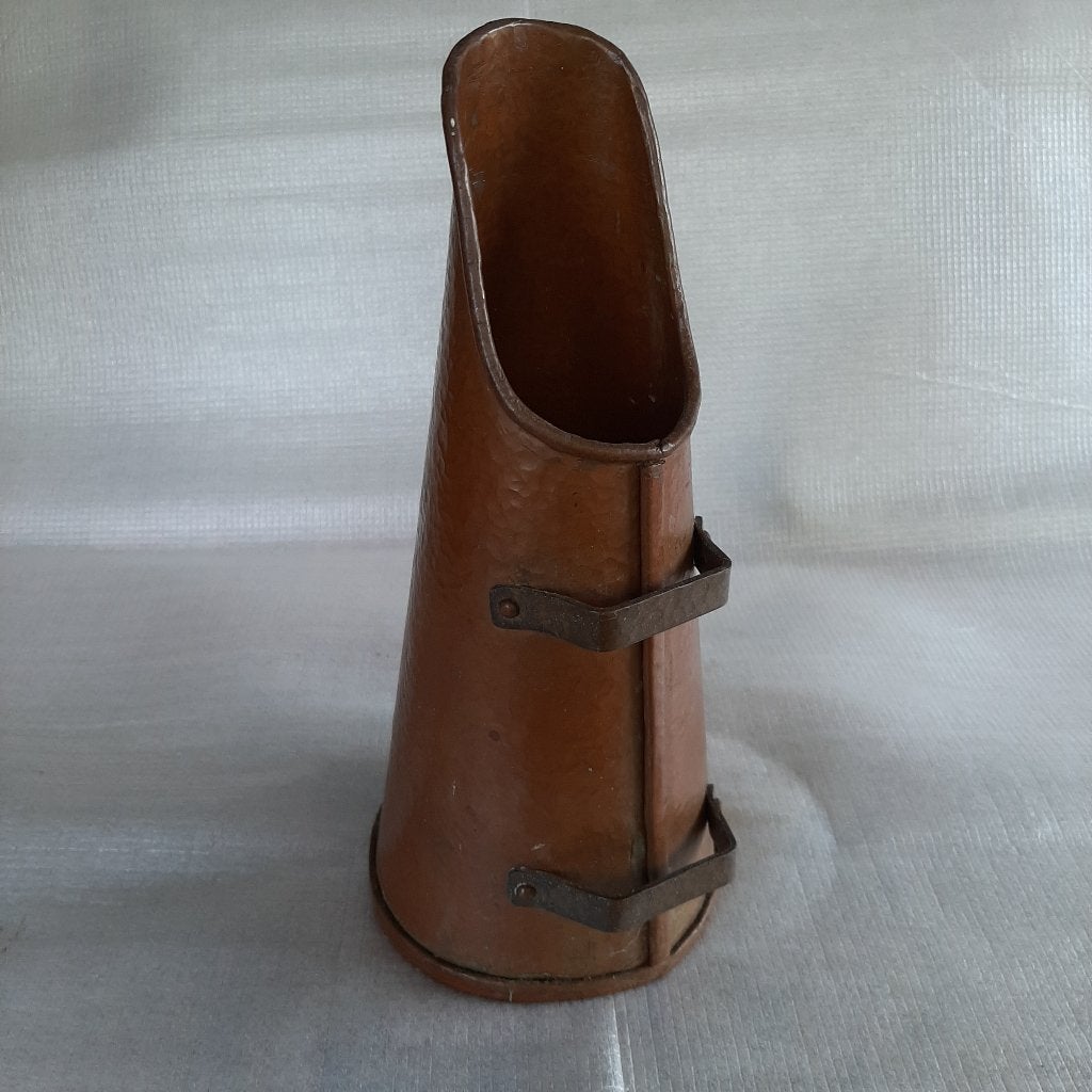 Kleine rood koperen kolenkit, decoratief - 22,5 cm. hoog, Ophalen of Verzenden, Koper