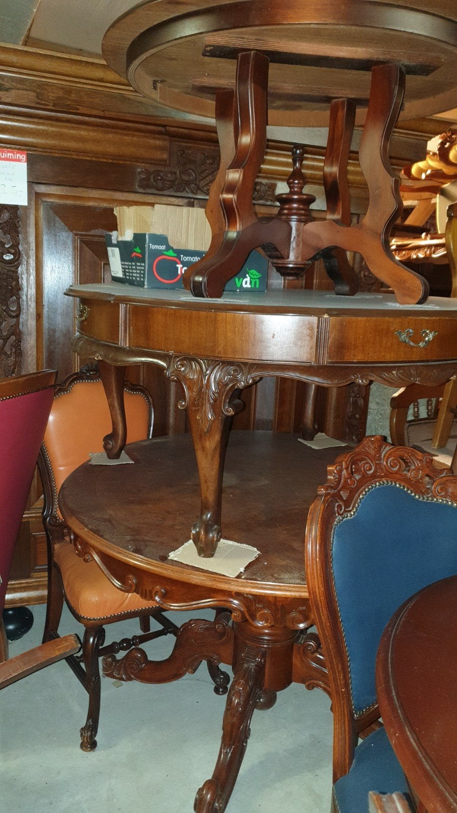 Barok Tafels - Magazijn Leegverkoop, Ophalen