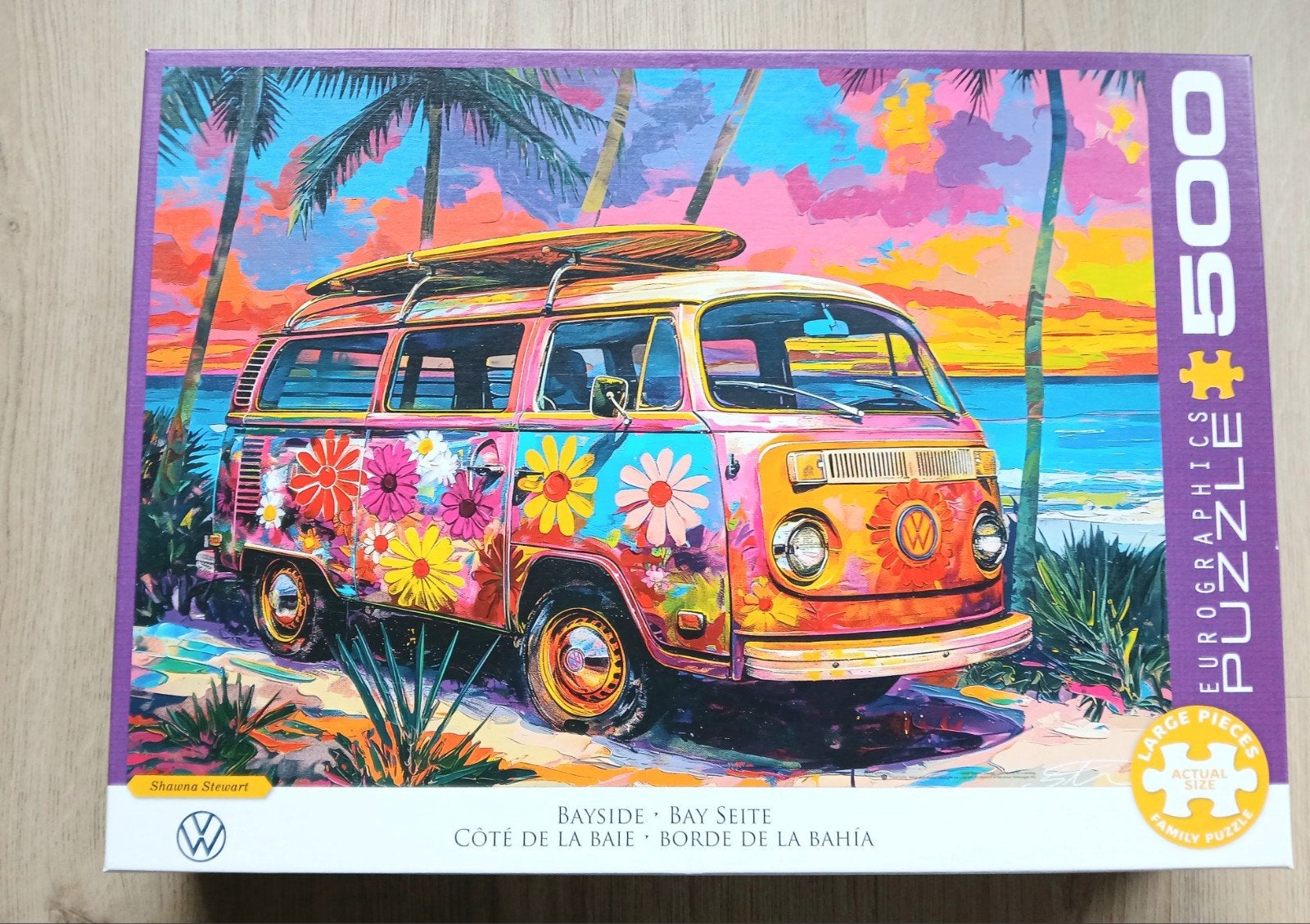 vw bus puzzel, Ophalen of Verzenden, 500 t/m 1500 stukjes, Zo goed als nieuw, Legpuzzel