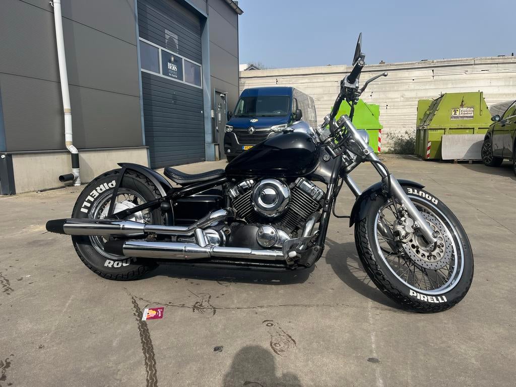 Yamaha Dragstar 650 Bobber - Unieke Custom Chopper, Cardan-aandrijving, 2 cilinders, Chopper, Gebruikt