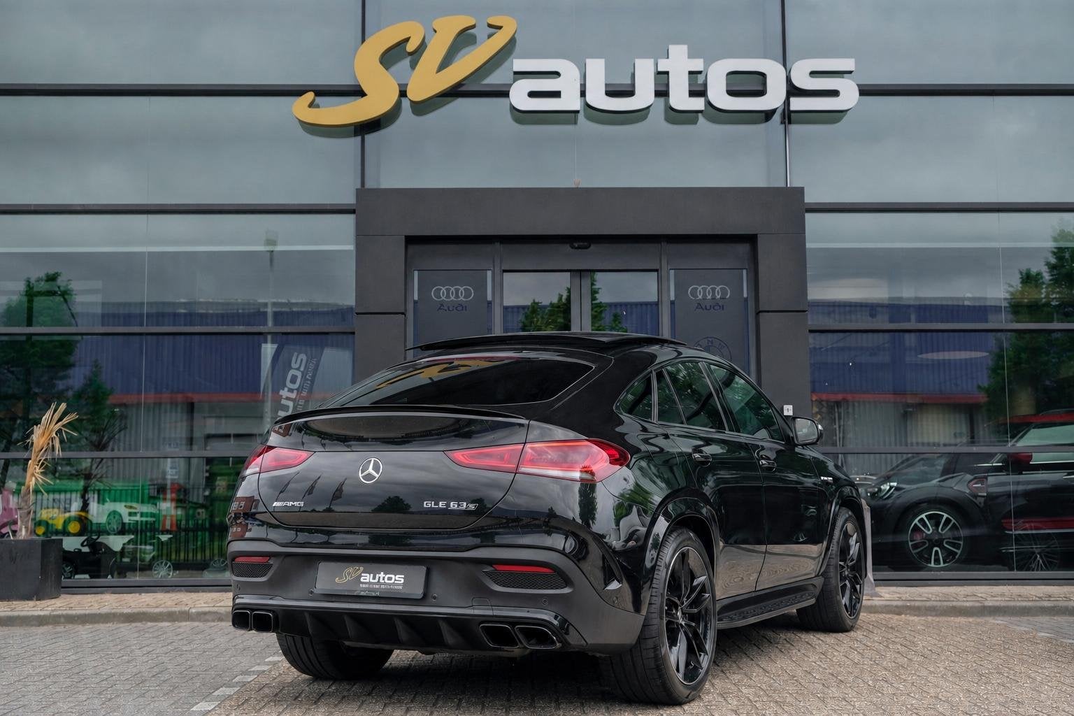 Mercedes-Benz GLE-klasse Coupé GLE63s AMG 612pk 4MATIC+ Pan, Automaat, Gebruikt, Parkeerassistent, Zwart