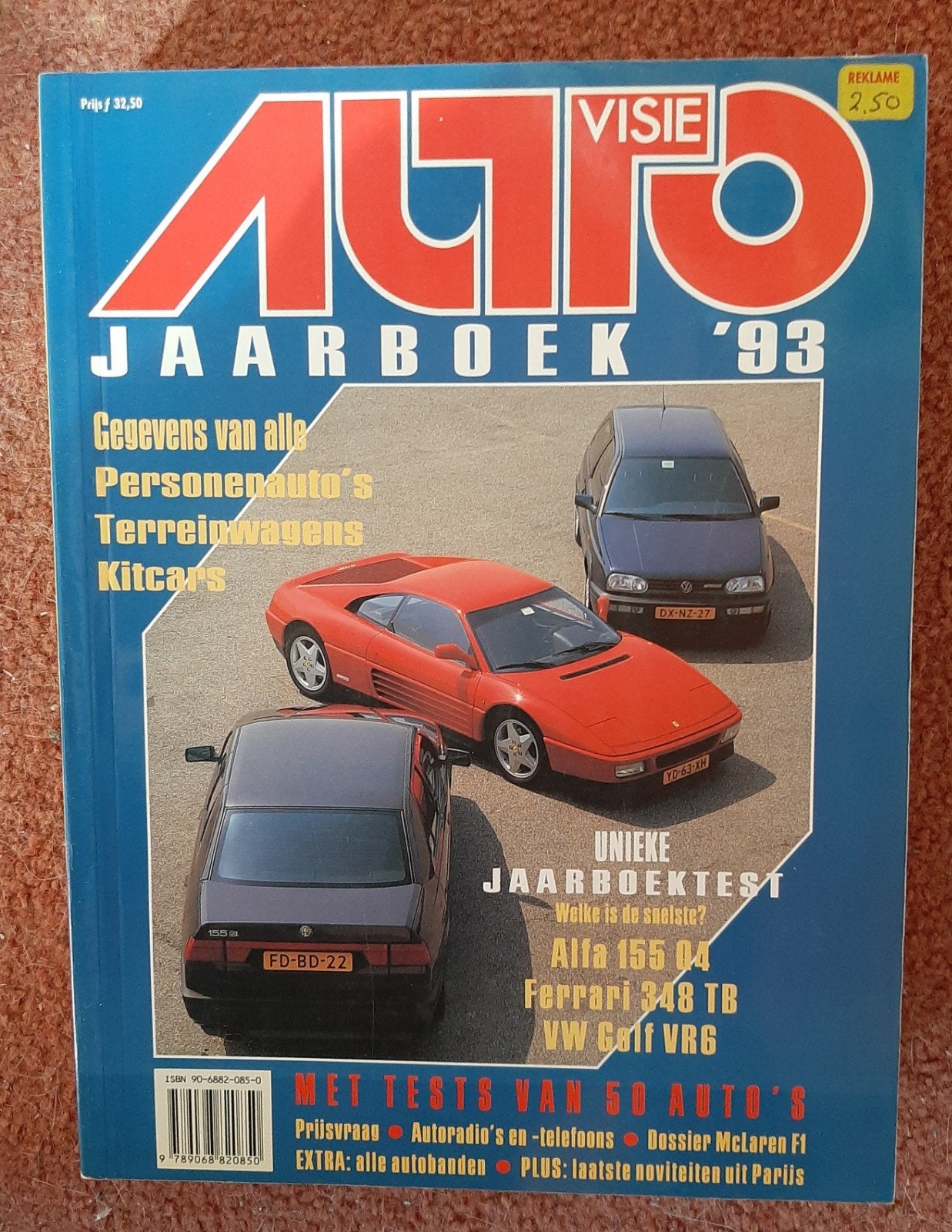 AutoVisie Jaarboeken 1993, 1994, 2002., Ophalen of Verzenden, Gelezen, Algemeen