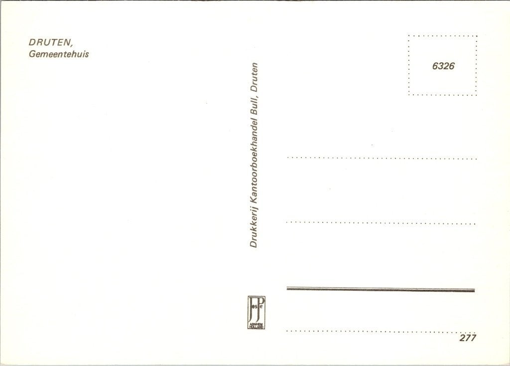Druten - 10 ansichtkaarten, Verzenden, 1960 tot 1980, Gelopen, Gelderland