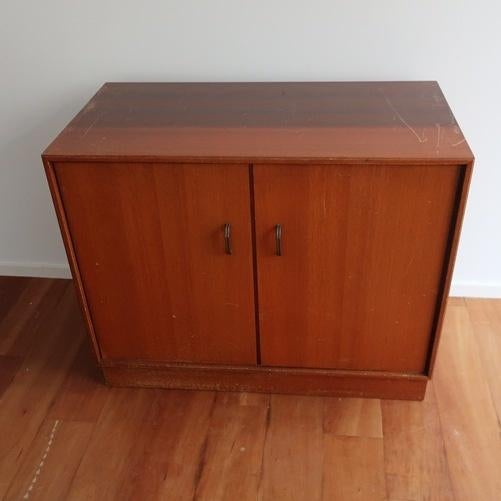 Lage kast Kempkes vintage retro mid century 88 cm origineel, Huis en Inrichting, Kasten | Dressoirs, Ophalen, 50 tot 100 cm, 25 tot 50 cm
