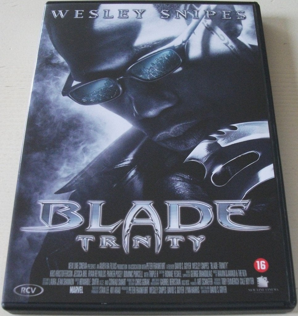 Dvd *** BLADE TRINITY *** De onvermoeibare vampierjager, Vampiers of Zombies, Engels, Vanaf 16 jaar, Nederlands