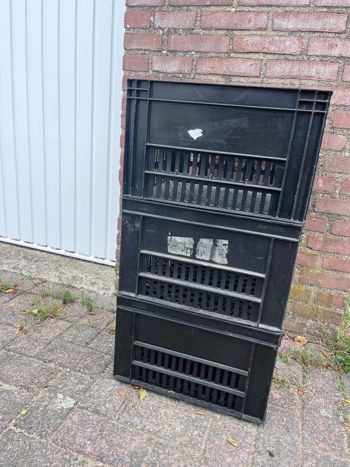 gebruikte zwarte melkkratten (5 euro per stuk), Ophalen, Gebruikt, Minder dan 35 cm, Minder dan 50 cm