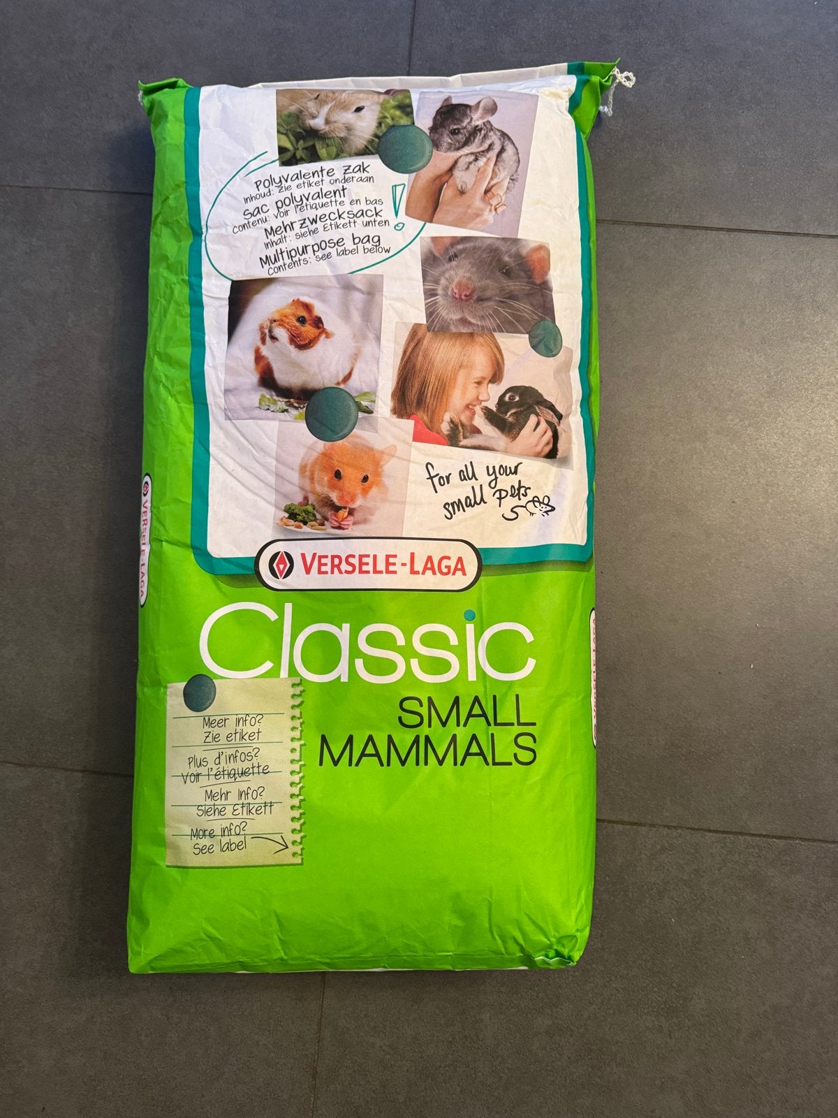 Diervoeding voor kleine zoogdieren. 20kg Ongeopend, Dieren en Toebehoren, Ophalen of Verzenden, Knaagdier of Konijn