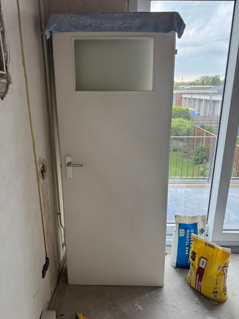 3x opdekdeur 78x201,5 binnendeuren, Doe-het-zelf en Verbouw, Deuren en Horren, Ophalen, Zo goed als nieuw, Binnendeur, 200 tot 215 cm