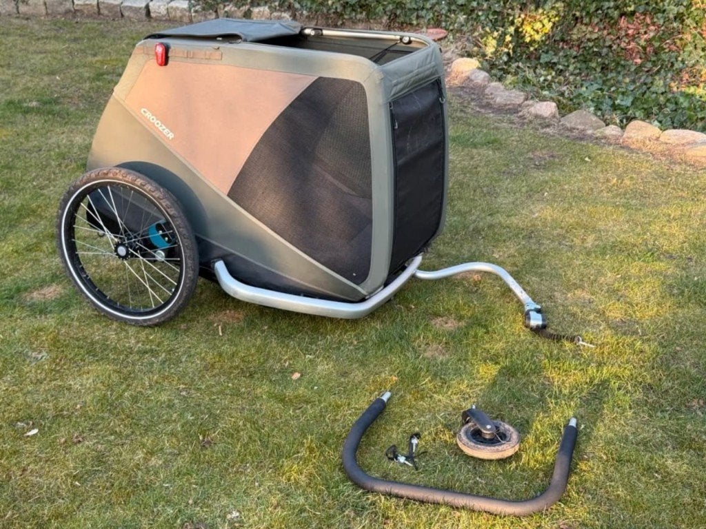 Croozer Dog Mikke Moss Green XL, Fietsen en Brommers, Fietsaccessoires | Aanhangers en Karren, Zo goed als nieuw, Hondenkar, 40 tot 60 kg