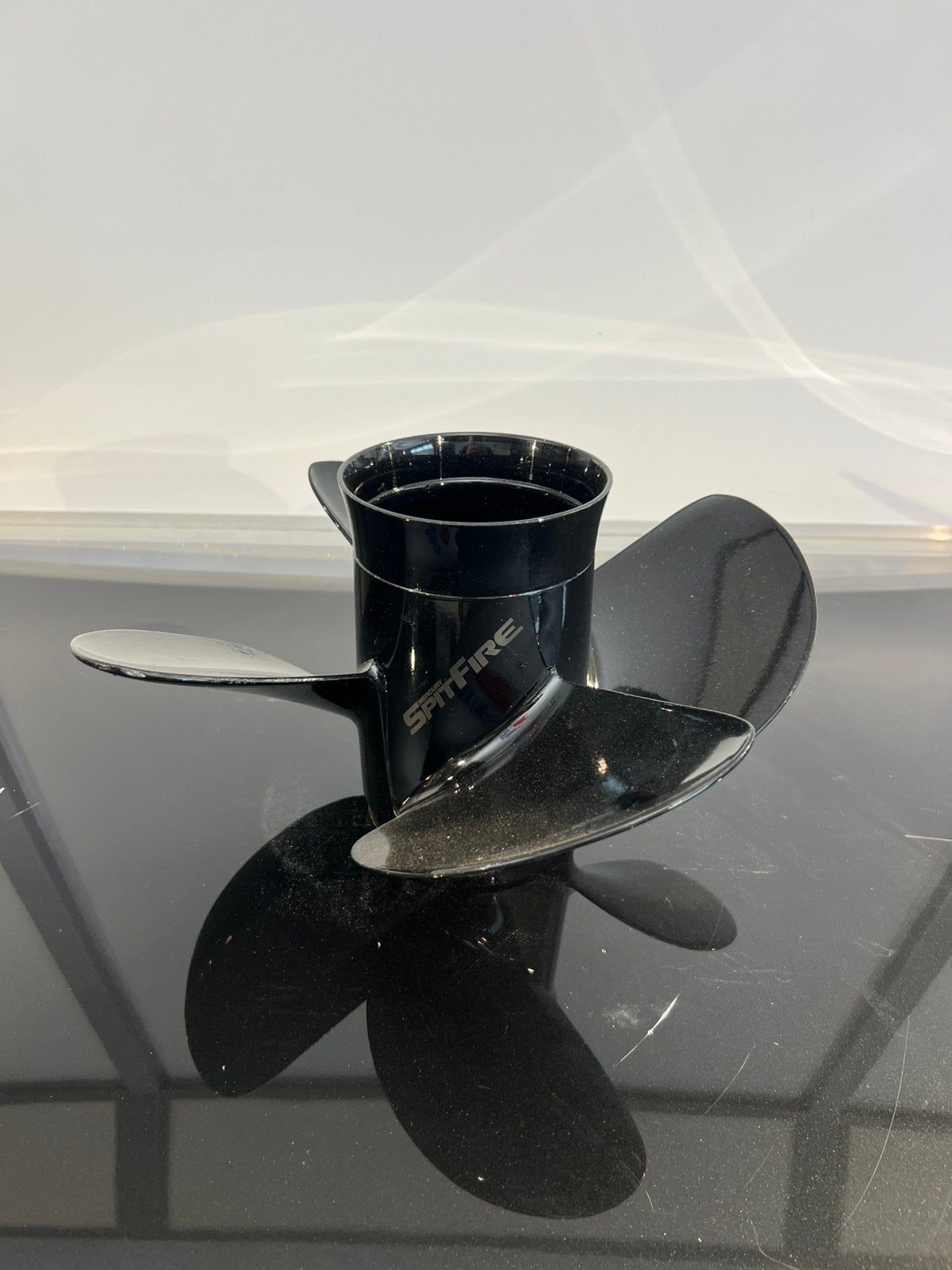 Mercury Spitfire 4 blads propeller 14 inch x 14 pitch, Ophalen of Verzenden, Zo goed als nieuw, Motor en Techniek, Motorboot