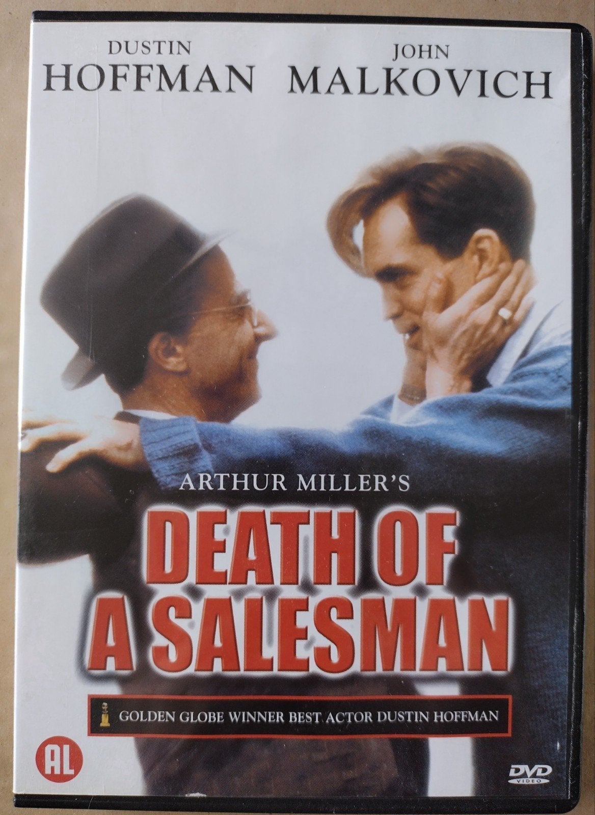 Death of a Salesman DVD - Dustin Hoffman, John Malkovich, Waargebeurd drama, Alle leeftijden, Nederlands, Ophalen of Verzenden