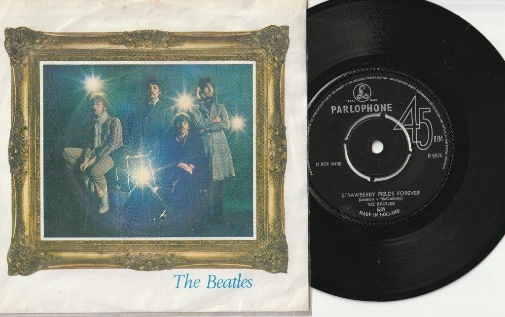 The Beatles - Strawberry Fields Forever & Penny Lane-1967, Ophalen, Gebruikt, Pop