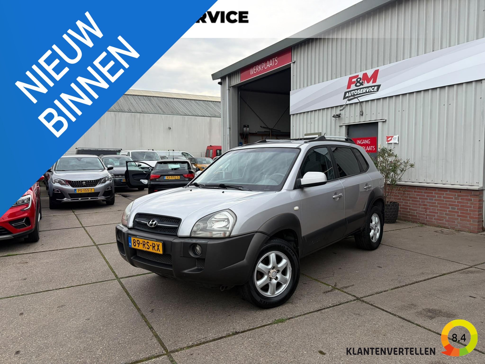 Hyundai Tucson 2.0i Style Clima, cruise, radio, trekhaak, Auto's, Stof, Gebruikt, 4 cilinders, Handgeschakeld