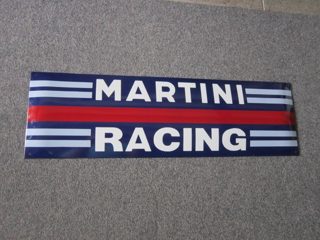 MARTINI EMAILLE RECLAMEBORD, Ophalen, Zo goed als nieuw, Reclamebord