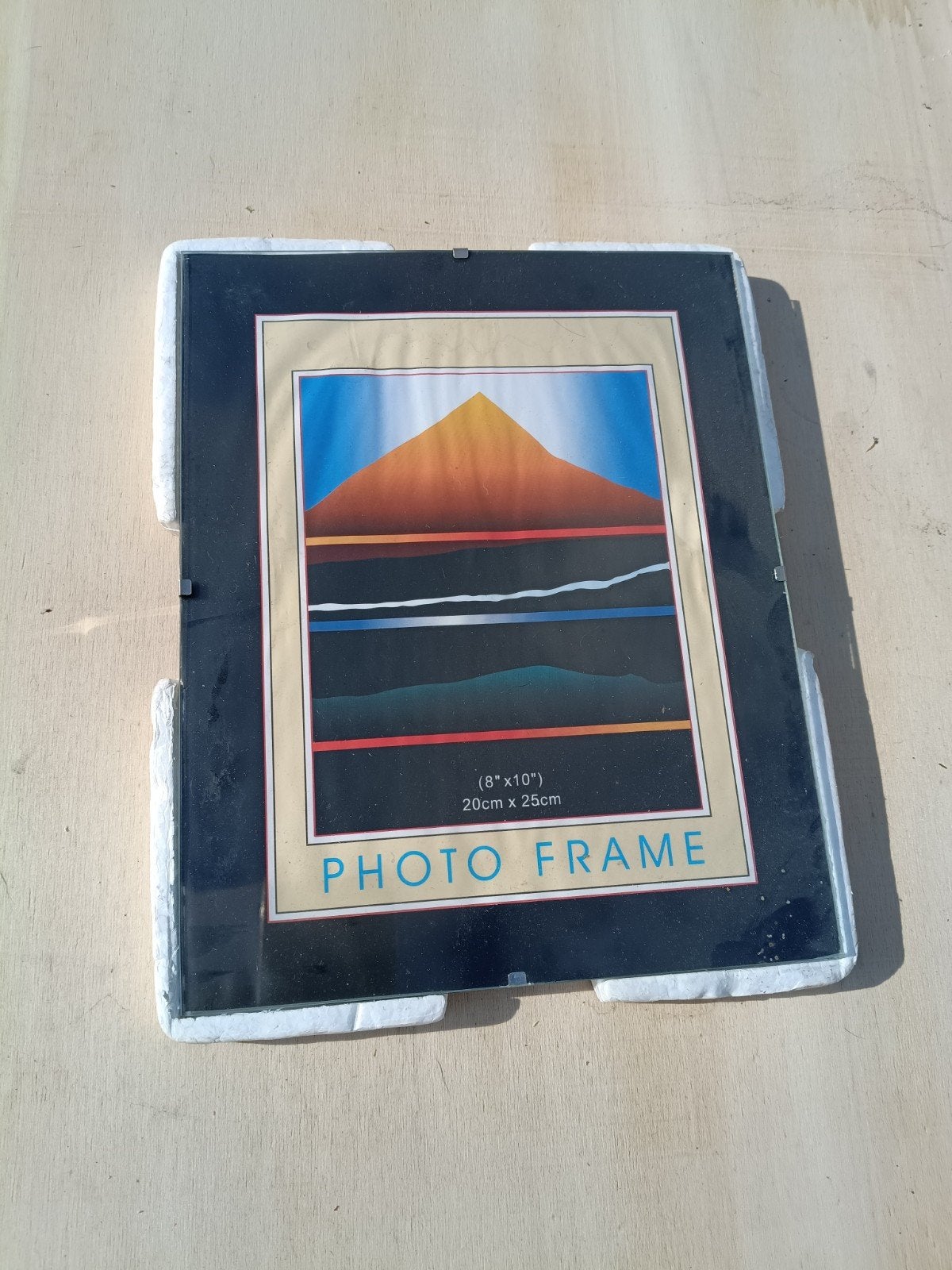 Fotolijst 20x25cm (8x10 inch) met passe-partout, Kunststof, Ophalen of Verzenden, Fotolijst, Zwart