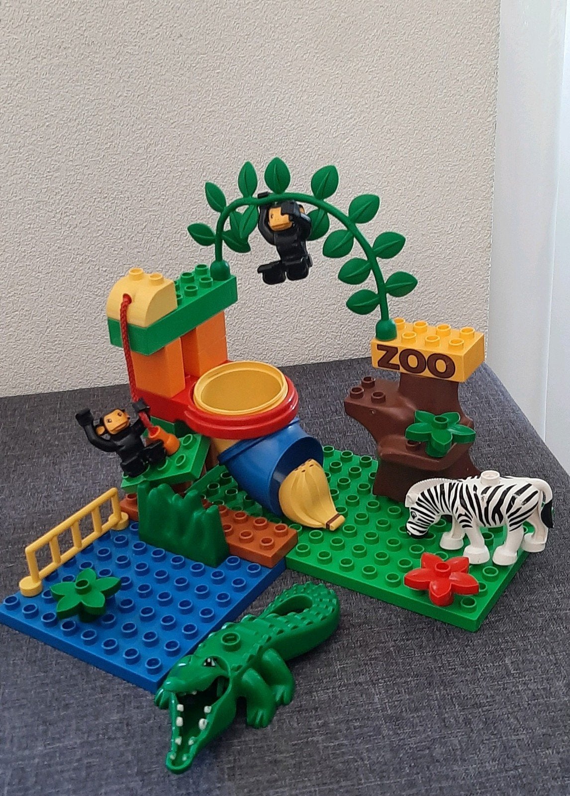 4691 Duplo speelse dierentuin compleet, Ophalen of Verzenden, Zo goed als nieuw, Overige merken