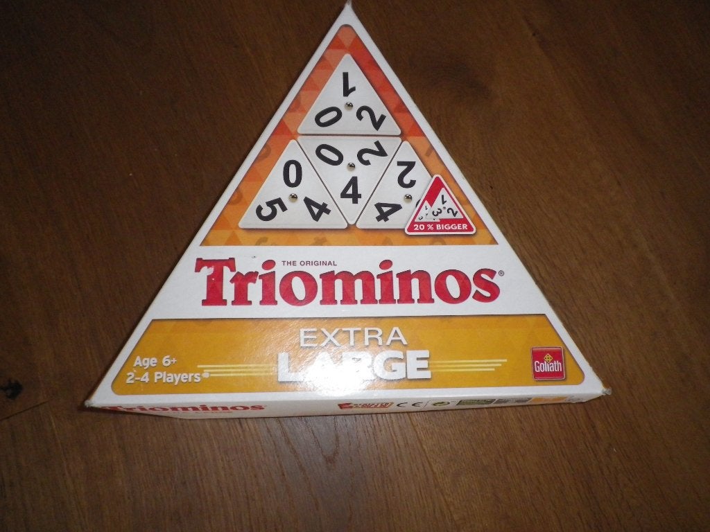 Triominos Extra Large, Ophalen, Zo goed als nieuw, Goliath