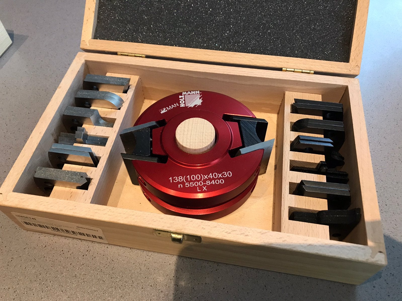 Holzmann UNISET40 Universele profielbeitelset, Doe-het-zelf en Verbouw, Ophalen of Verzenden, Zo goed als nieuw