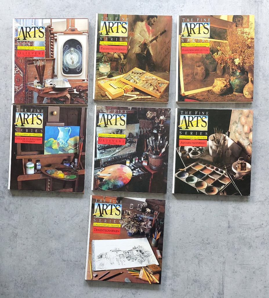 The Fine Arts 7 delen, Boeken, Ophalen of Verzenden, Zo goed als nieuw, Tekenen en Schilderen