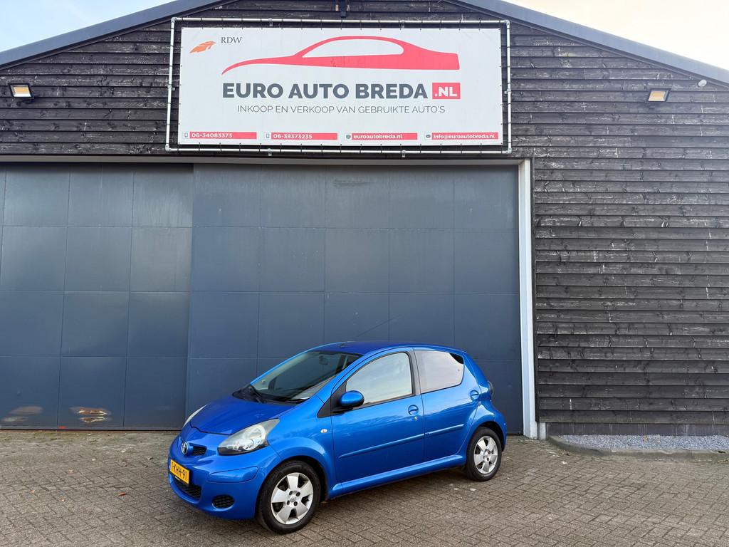 Toyota Aygo 1.0-12V Dynamic Blue, Auto's, Toyota, Bedrijf, Te koop, Aygo, ABS, Airbags, Airconditioning, Centrale vergrendeling