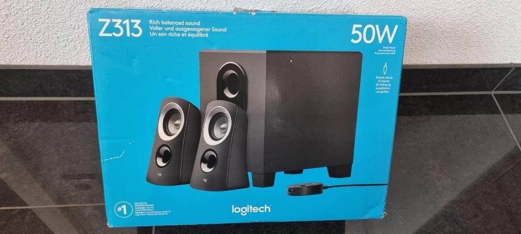 Speakersysteem met subwoofer Z313, Computers en Software, Pc speakers, Ophalen of Verzenden, Nieuw, Audiokanaal 2.1, Logitech