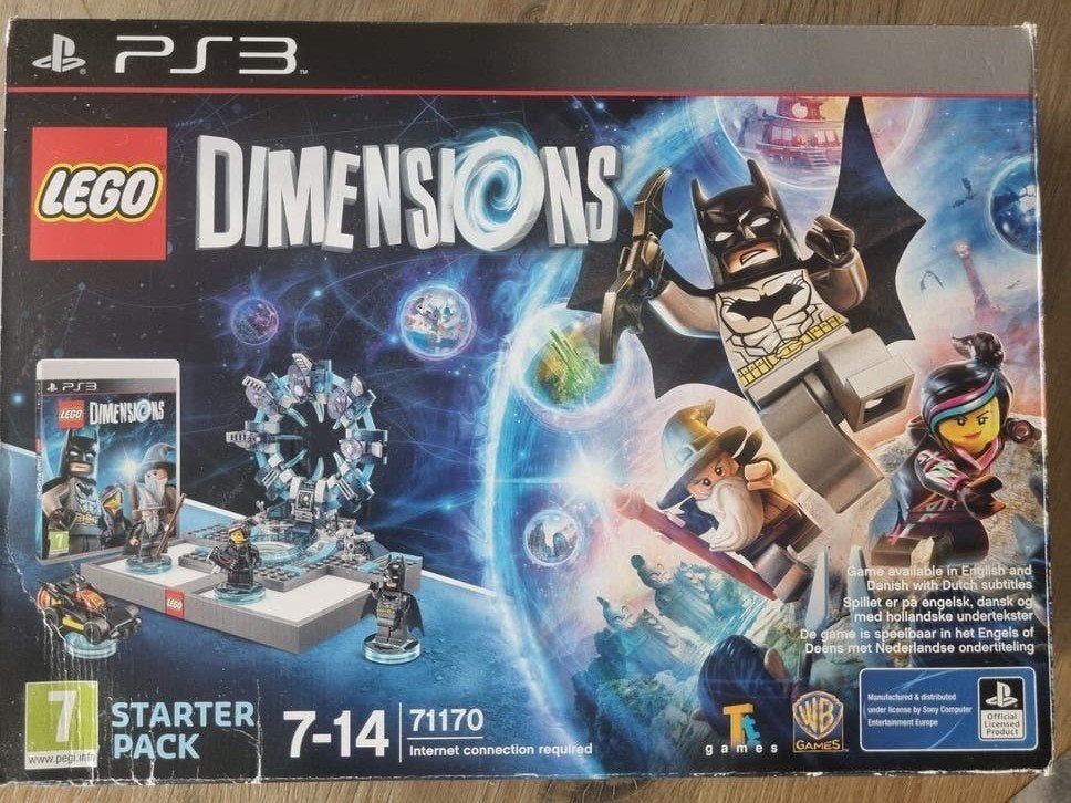 LEGO Dimensions Starter Pack PS3 - Avontuurlijk Bouwplezier, Avontuur en Actie, 2 spelers, Ophalen of Verzenden, Zo goed als nieuw