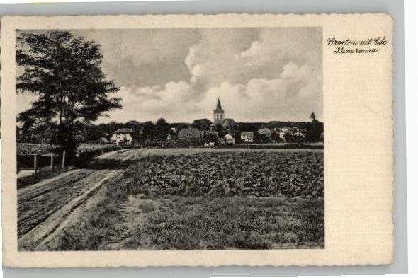 Ede Panorama st 1938 uitg Holland, Verzenden, 1920 tot 1940, Gelopen, Gelderland
