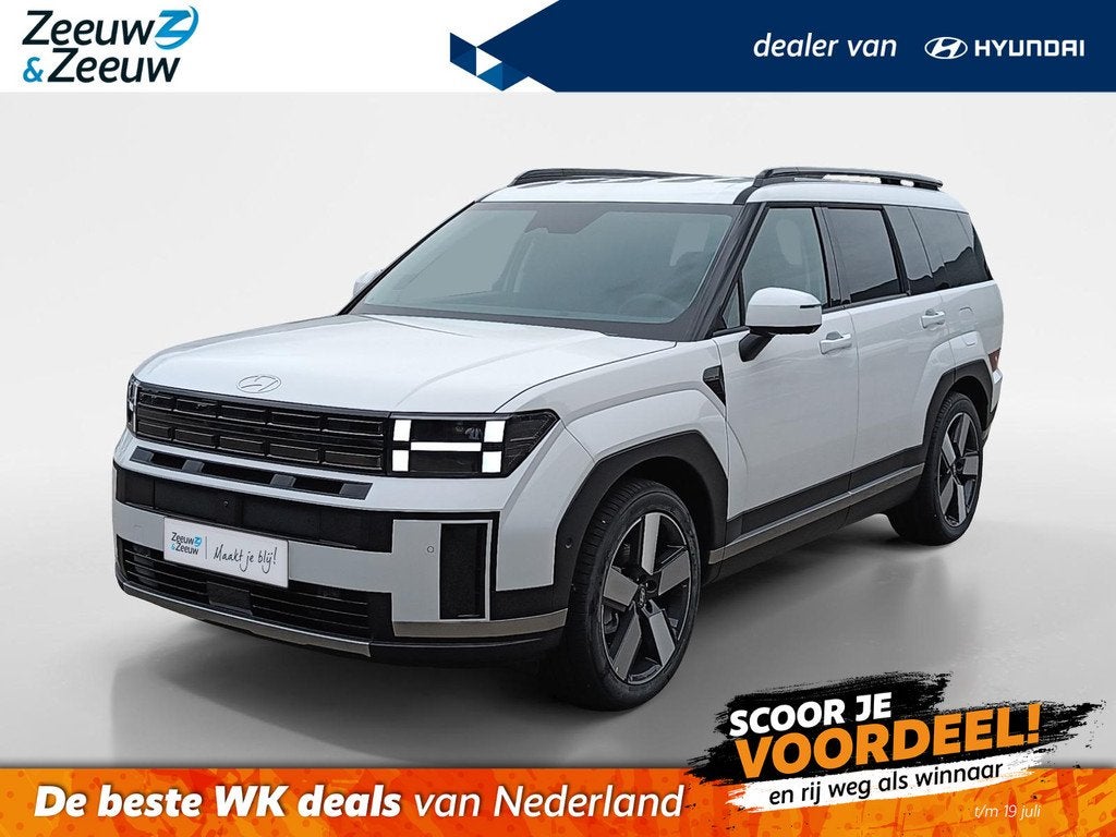 Hyundai Santa Fe 1.6 T-GDI PHEV Premium Pro 4WD 7p Uit voorr, Auto's, Hyundai, Bedrijf, Te koop, Santa Fe, 360° camera, 4x4, ABS