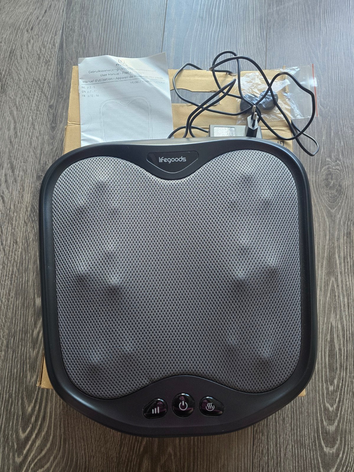 Lifegoods Shiatsu Voetmassage Apparaat met Warmtefunctie, Ophalen of Verzenden, Zo goed als nieuw, Apparaat