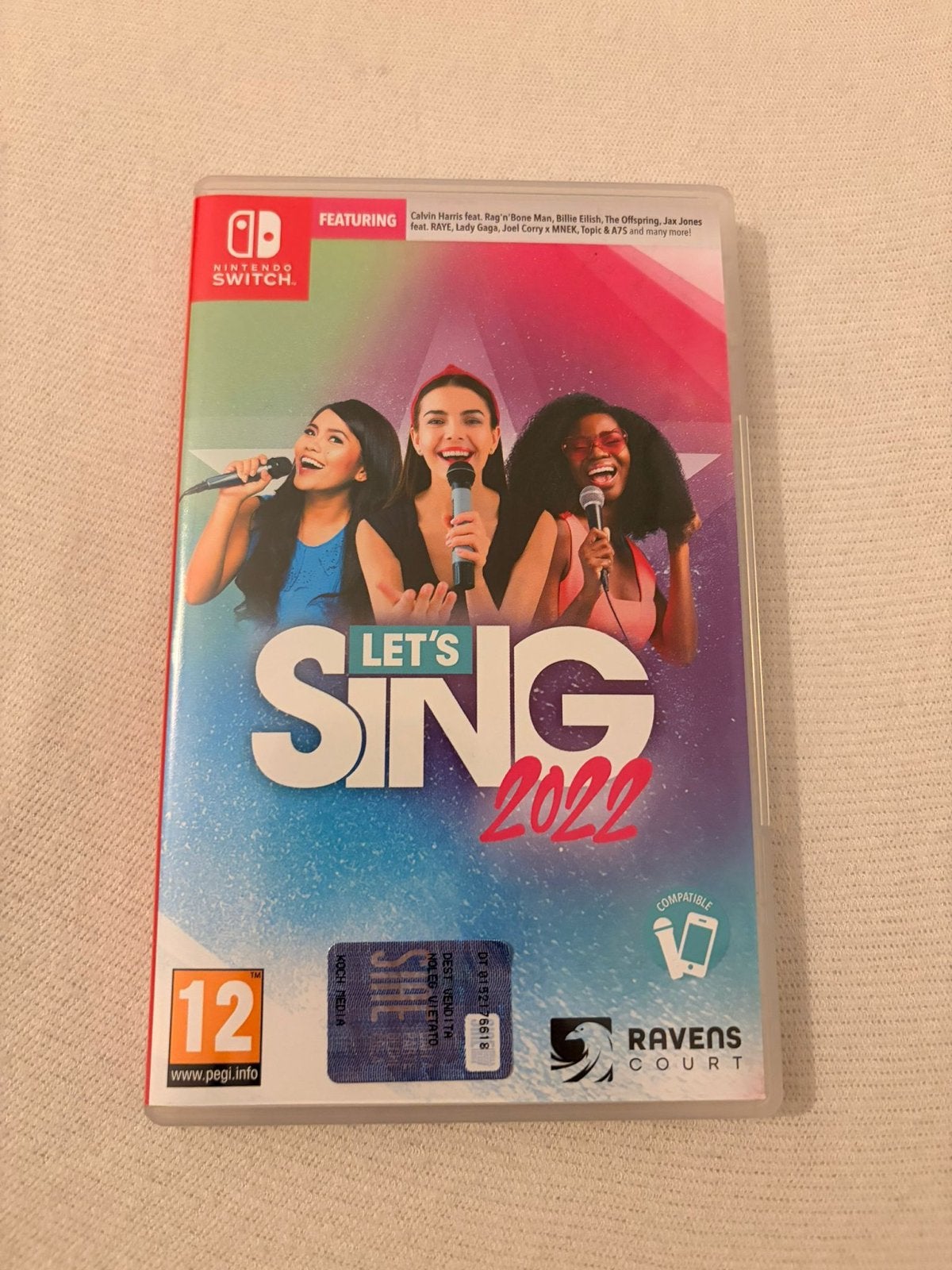 Let's Sing 2022 Nintendo Switch - Karaoke Game, Muziek, Eén computer, Ophalen of Verzenden, Zo goed als nieuw