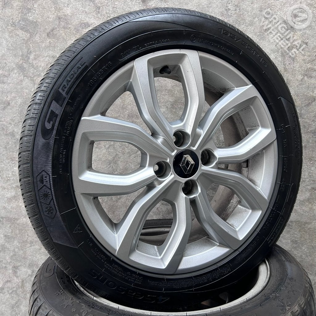 16 inch originele velgen + banden Renault Clio 4 403002742R, Auto-onderdelen, Banden en Velgen, Gebruikt, 16 inch, Banden en Velgen