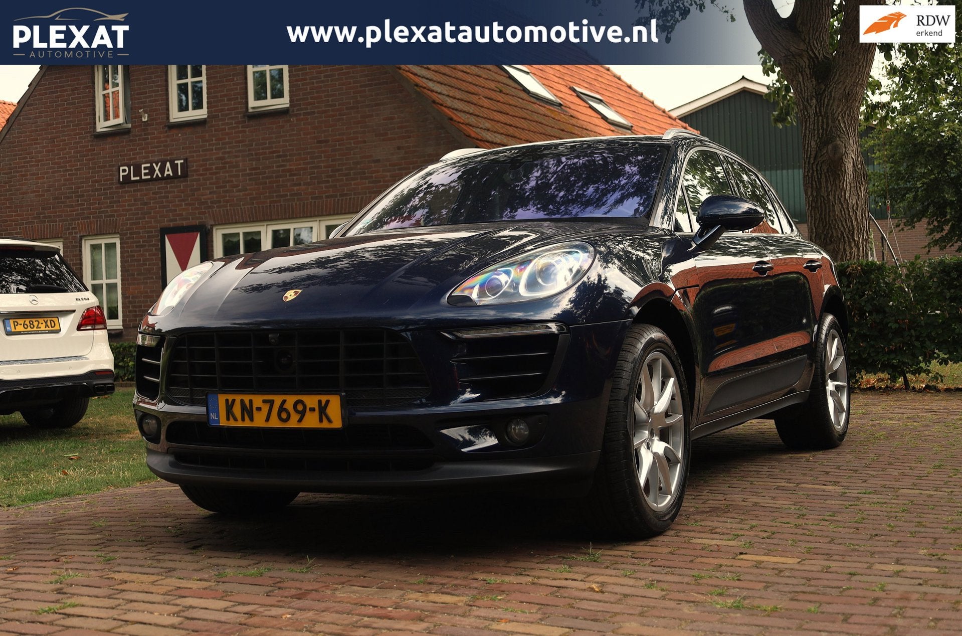 Porsche Macan 3.0 D S Aut. | Lederen Dash. | Luchtvering | A, Auto's, Automaat, Dealer onderhouden, Gebruikt, Euro 6