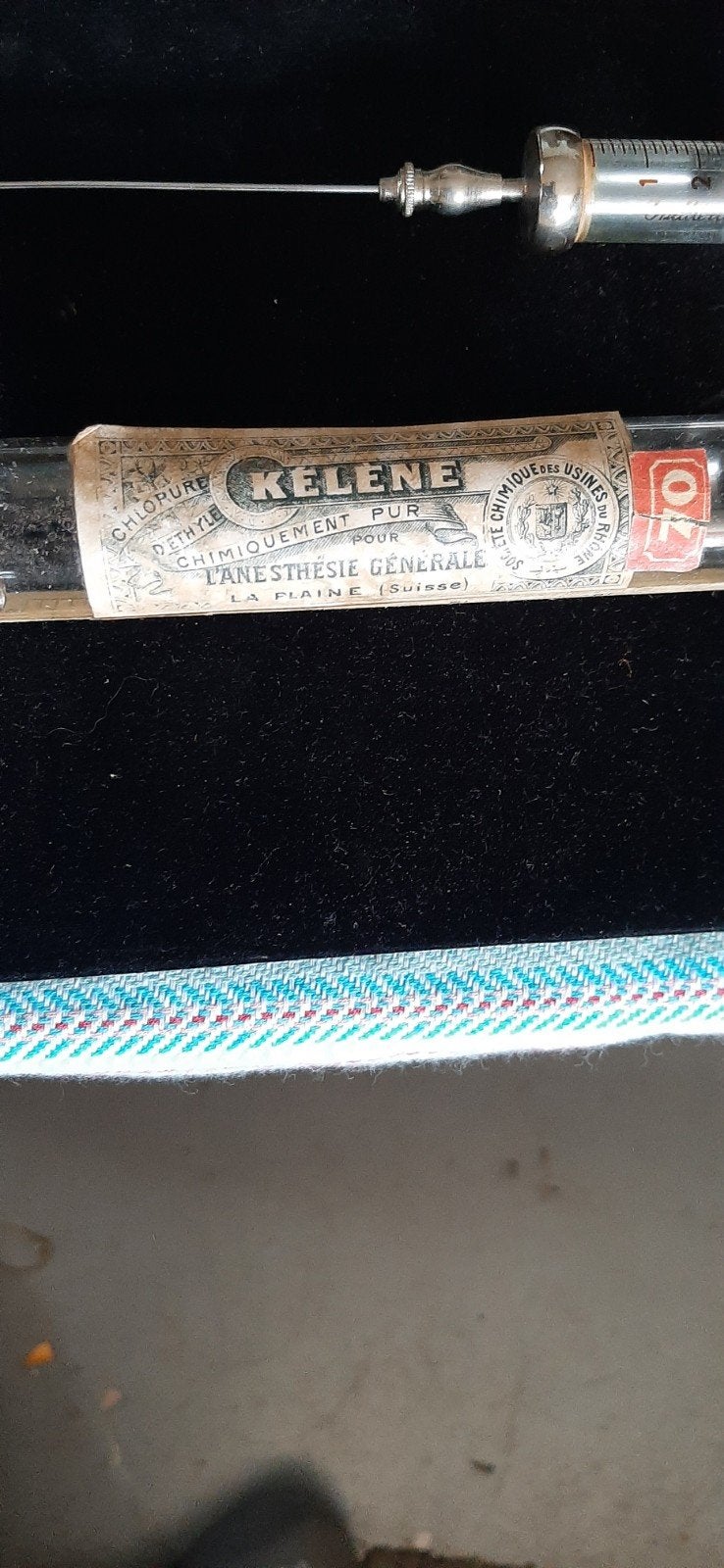Oude narcose tube., Ophalen of Verzenden