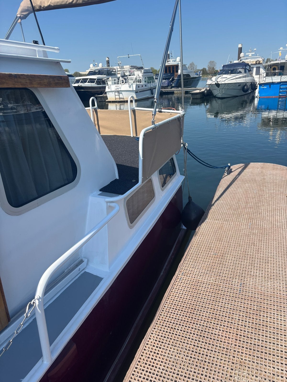 Mooie Heck Kruiser 930  compleet, Watersport en Boten, Overige merken, 9 m, Diesel, 1 cm