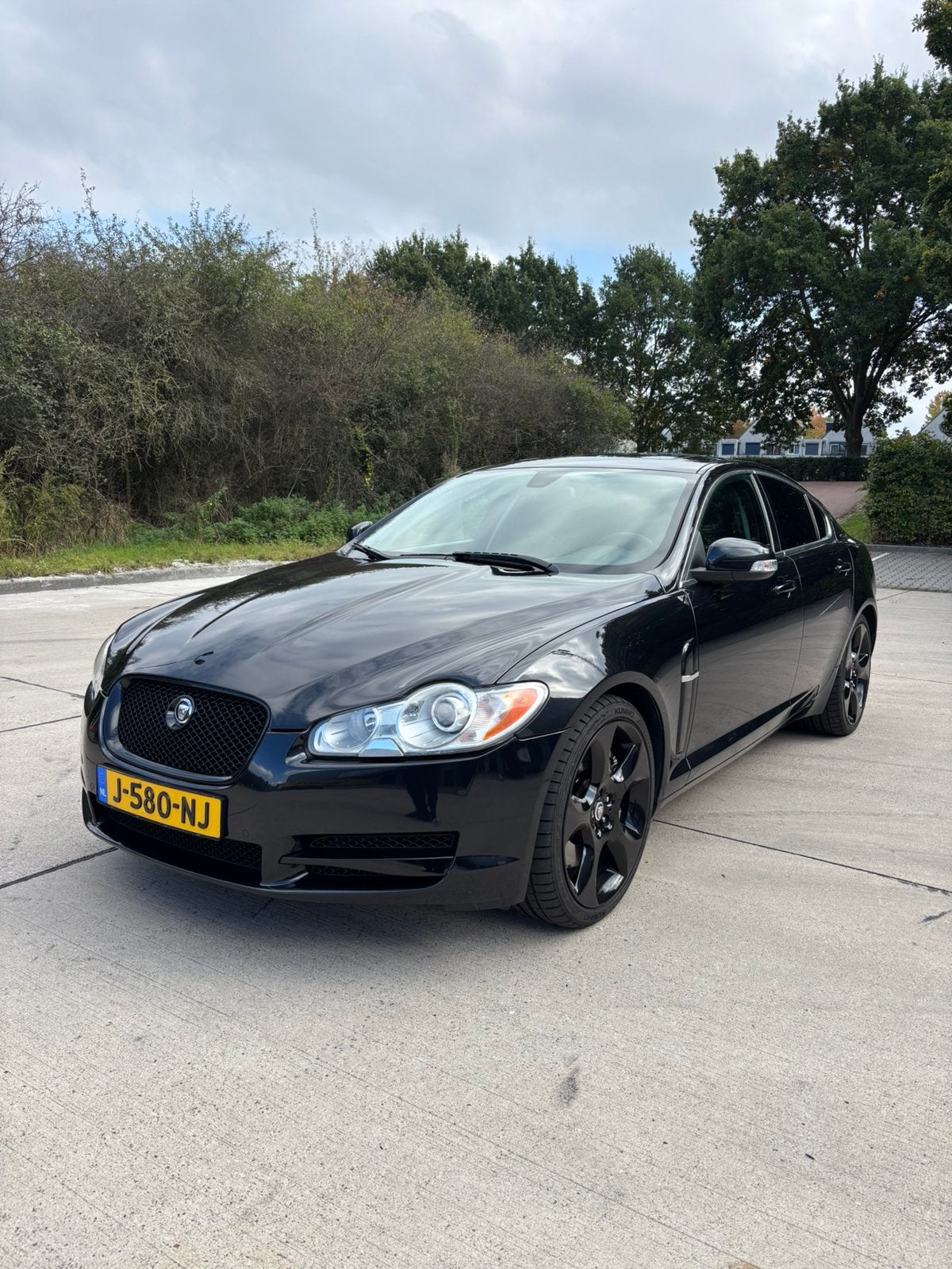 Jaguar XF 4.2 Supercharged SV8 AUT 2008 Zwart, Automaat, 1780 kg, Achterwielaandrijving, 8 cilinders
