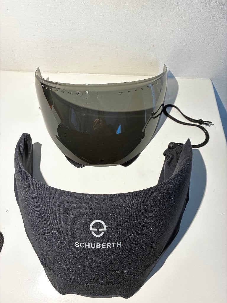 Vizier Schuberth C4 pro, Motoren, Kleding | Motorhelmen, Systeemhelm, L, Overige merken, Tweedehands, Verzenden