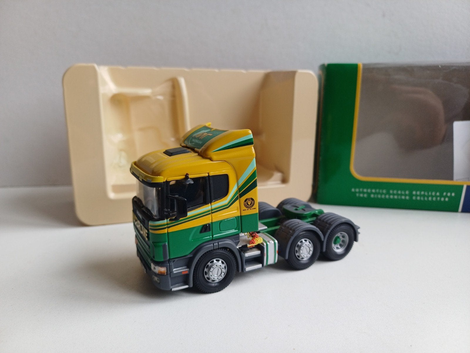 Scania CORGI 1:50 124L MacFarlane 420, Ophalen of Verzenden, Zo goed als nieuw, Bus of Vrachtwagen, Corgi