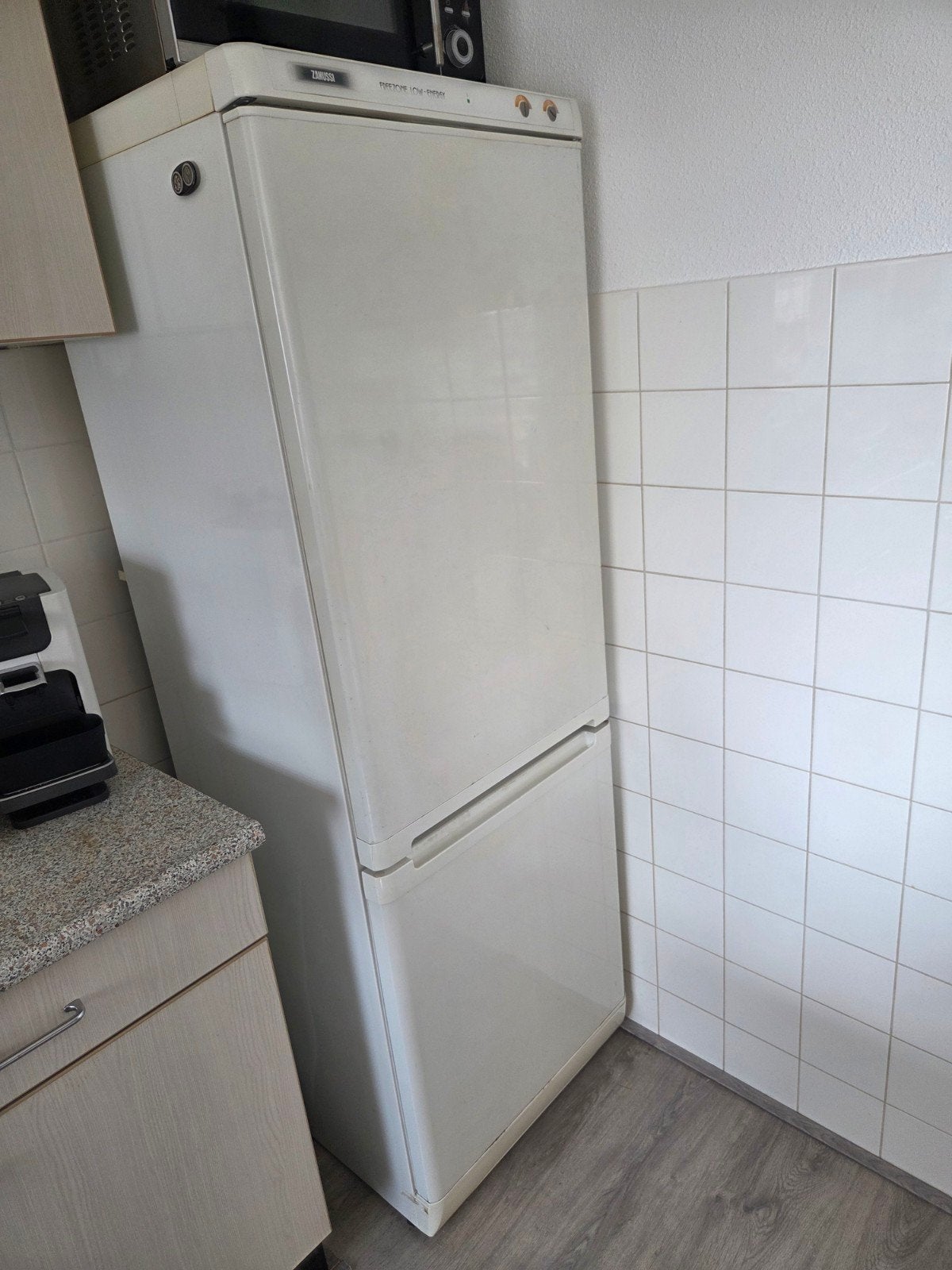 Zanussi Koelkast met Vriezer - FREEZONE LOW-ENERGY, Ophalen, Gebruikt, 200 liter of meer, 60 cm of meer