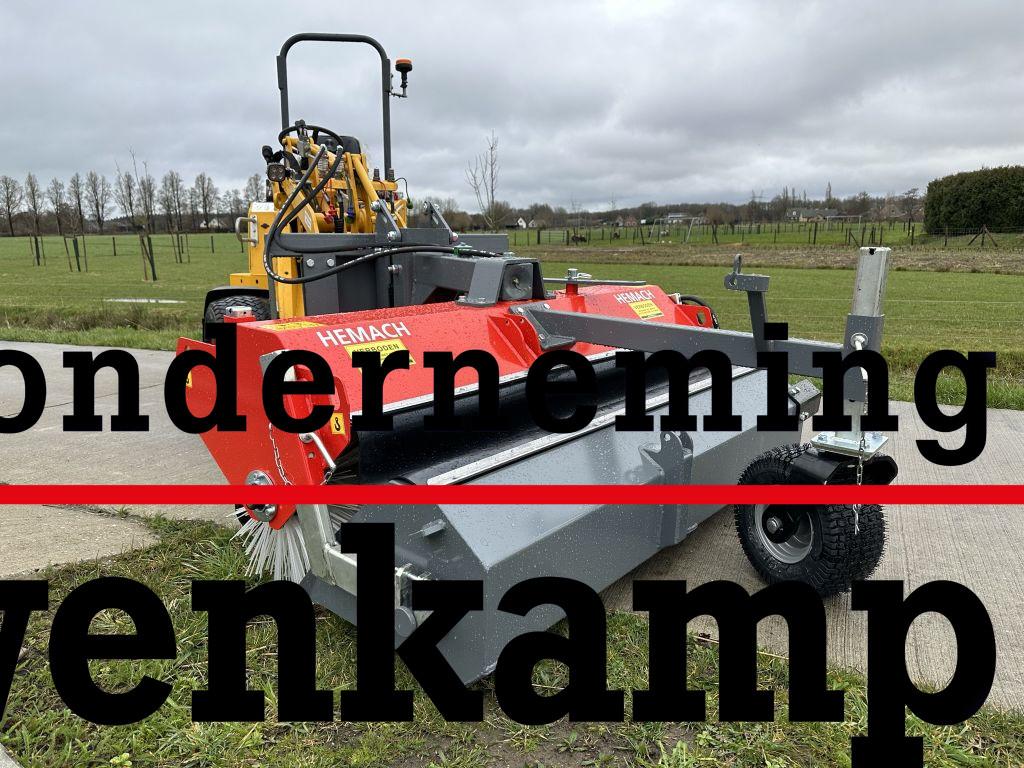 hemach Veegmachine voor Knikmops, Giant, Avant, Weidemann ec, Wiellader of Shovel
