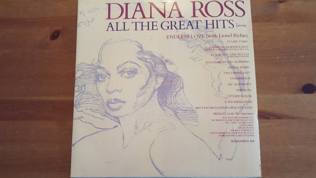 Diana ross : all the great hits (1981) vinyl 2lp, Ophalen of Verzenden, Zo goed als nieuw
