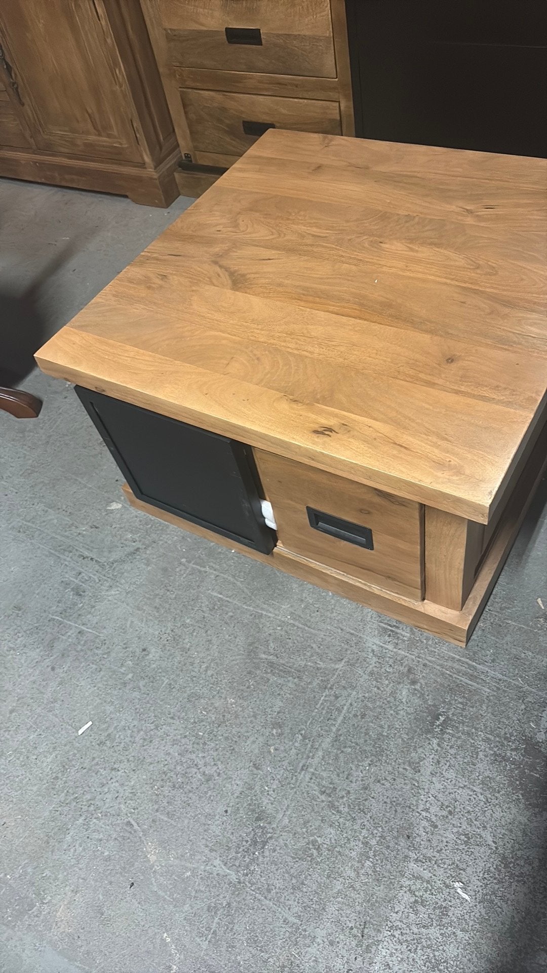 Salontafel 75x75 mango, Ophalen, Outletliving7@gmail.com, Rond, Nieuw