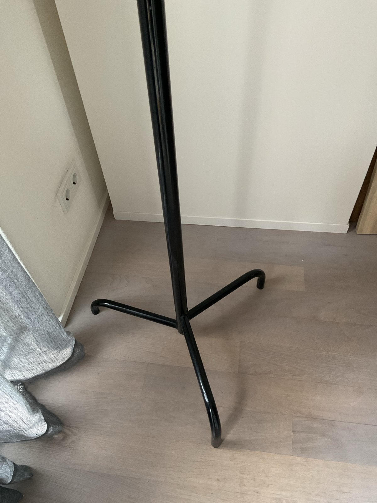 Vintage IKEA Kapstok Jaren '80 - Zwart Design, Ophalen, Gebruikt, Metaal, Staande kapstok