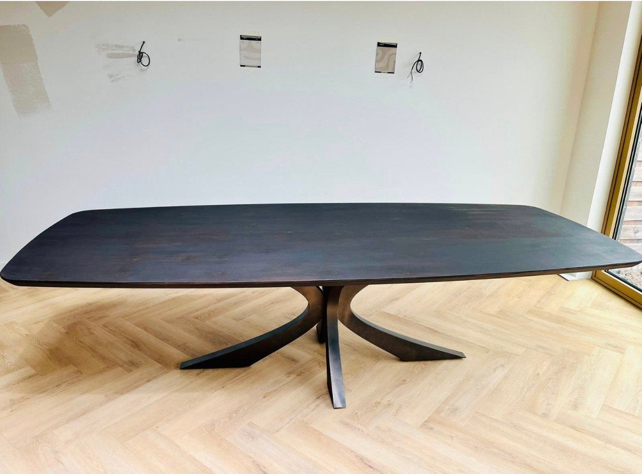 Massief eiken eettafels op maat | deens, organische en meer, Huis en Inrichting, Verzenden, Eikenhout, Rechthoekig, Nieuw