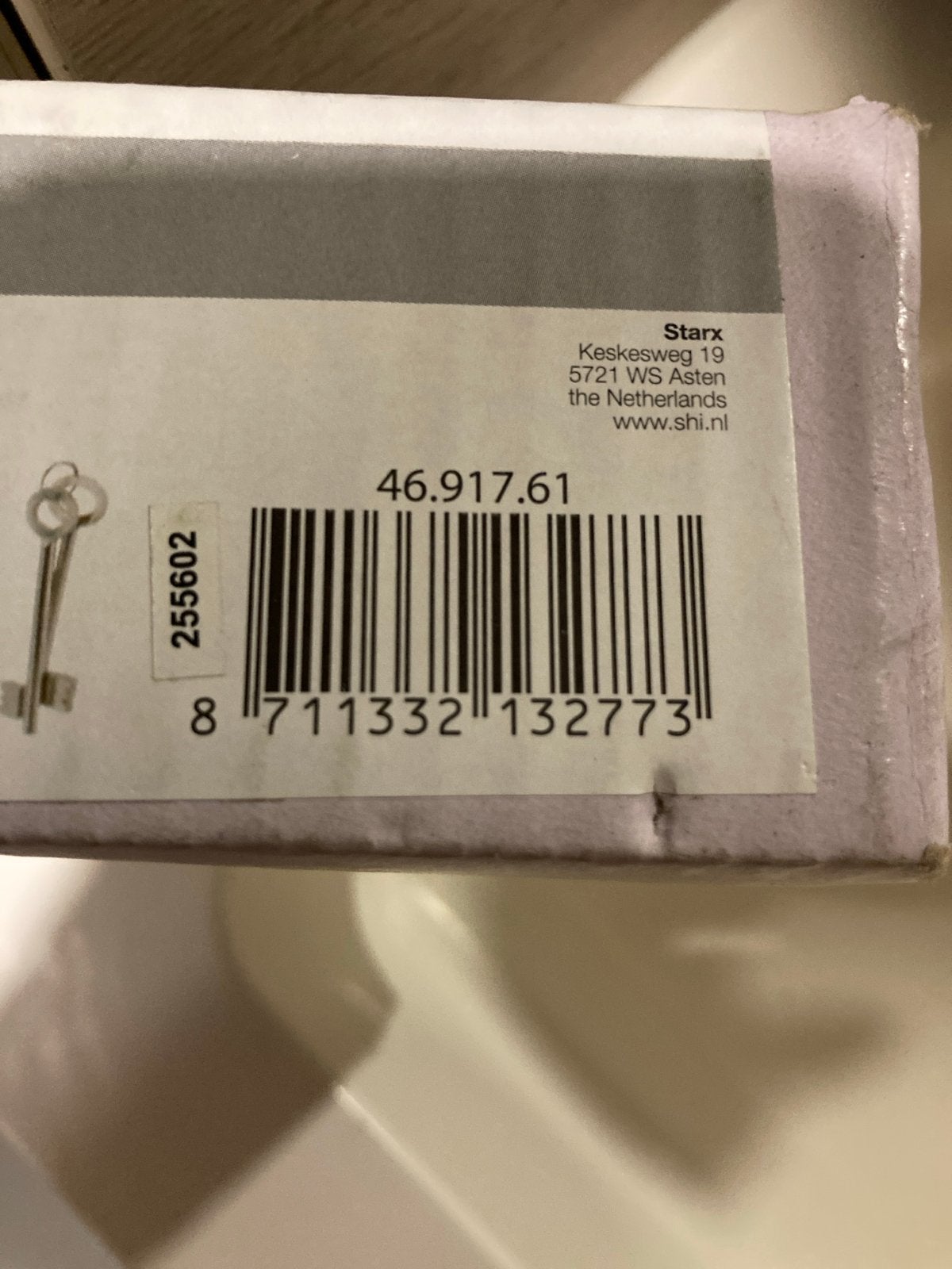 STARX Poortslot met beslag nieuw in doos., Ophalen of Verzenden, Nieuw, Overige materialen, Slot